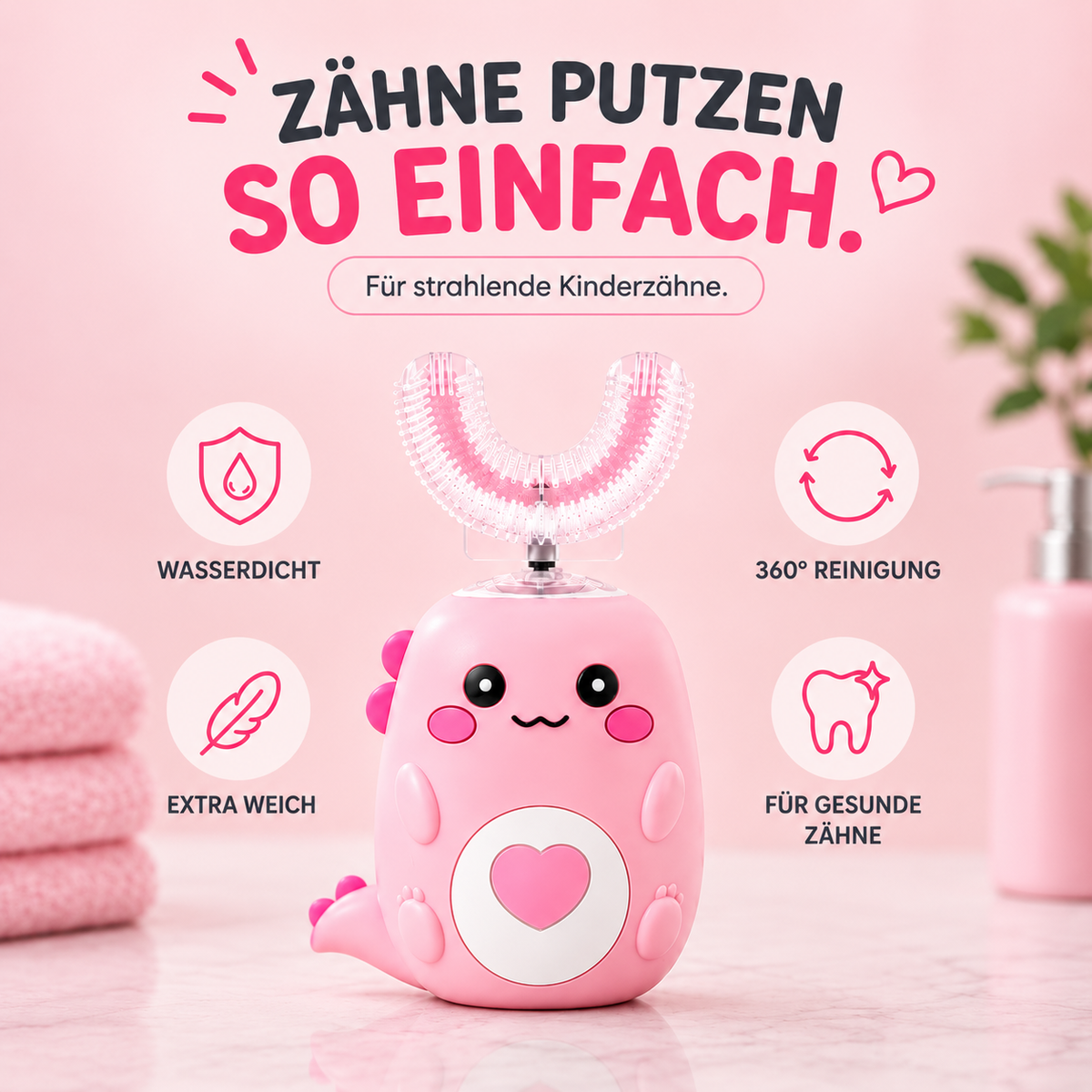 DinoSmile™ 360° Kinderzahnbürste